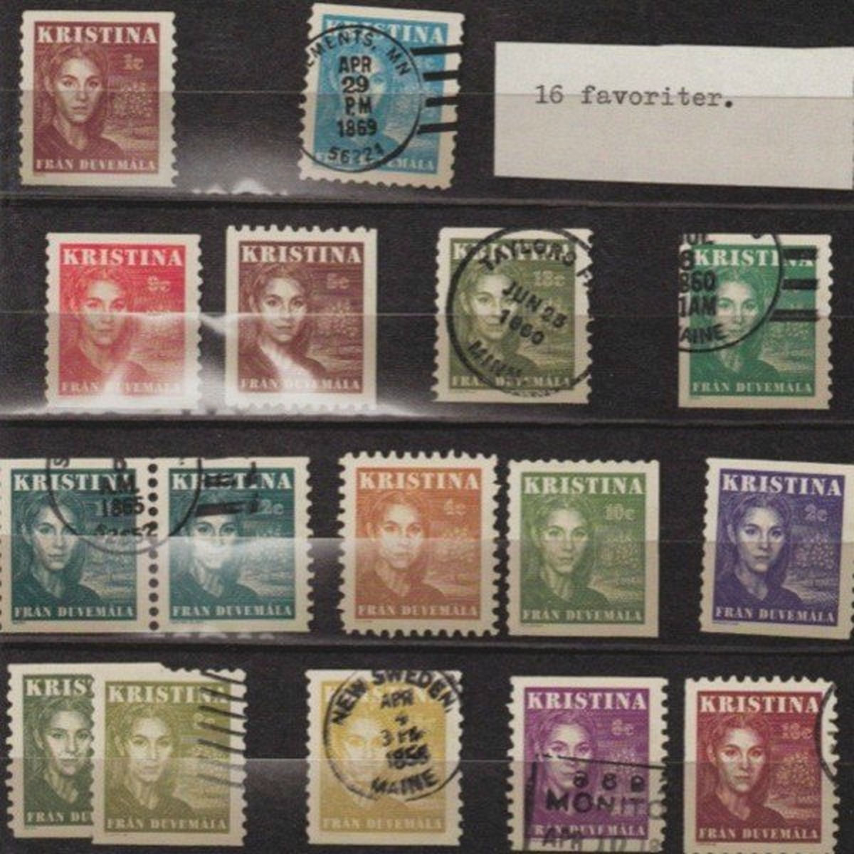 Album cover of 16 favoriter ur Kristina från Duvemåla