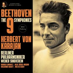 Cover of Beethoven: The 9 Symphonies by Herbert von Karajan (2024 Remastered, Berlin 1962)