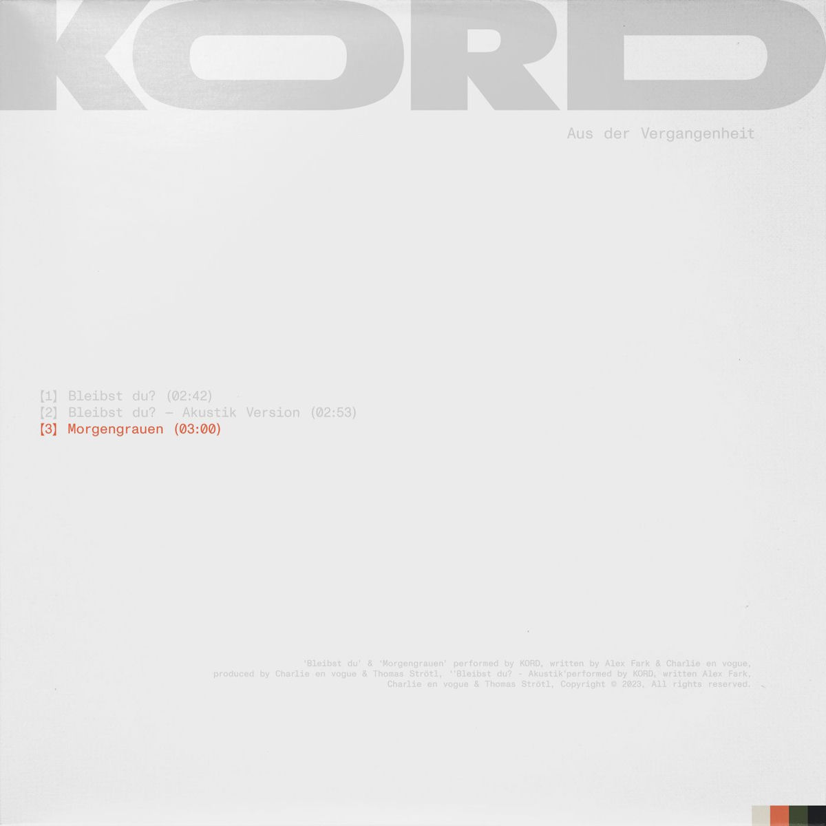 Album cover of Morgengrauen