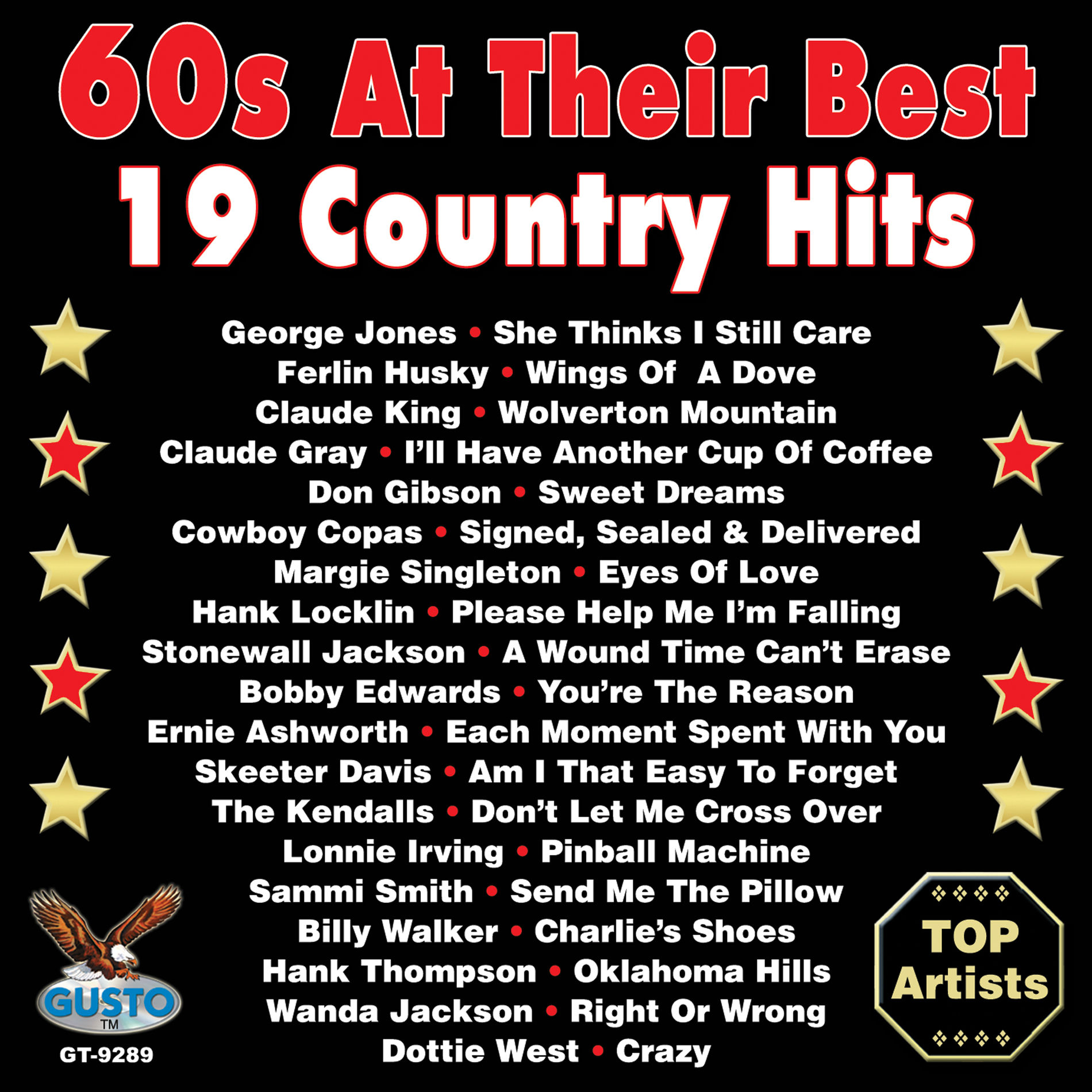 Album cover of 60's At Their Best - 19 Country Hits