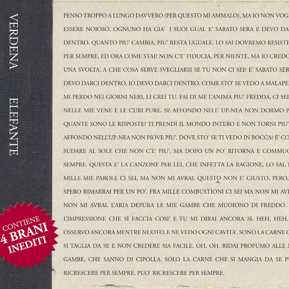 Album cover of Elefante