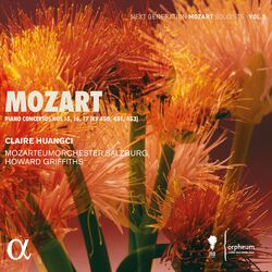 Cover of Mozart: Piano Concertos Nos 15, 16, 17 (KV 450, 451, 453)