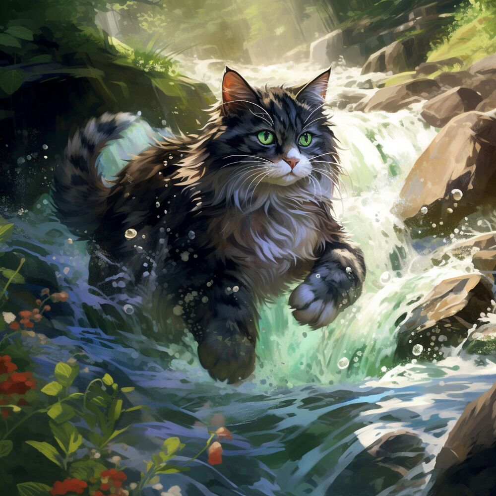 Picture of Eternal Ember Melodies: Cat's Fire Dance