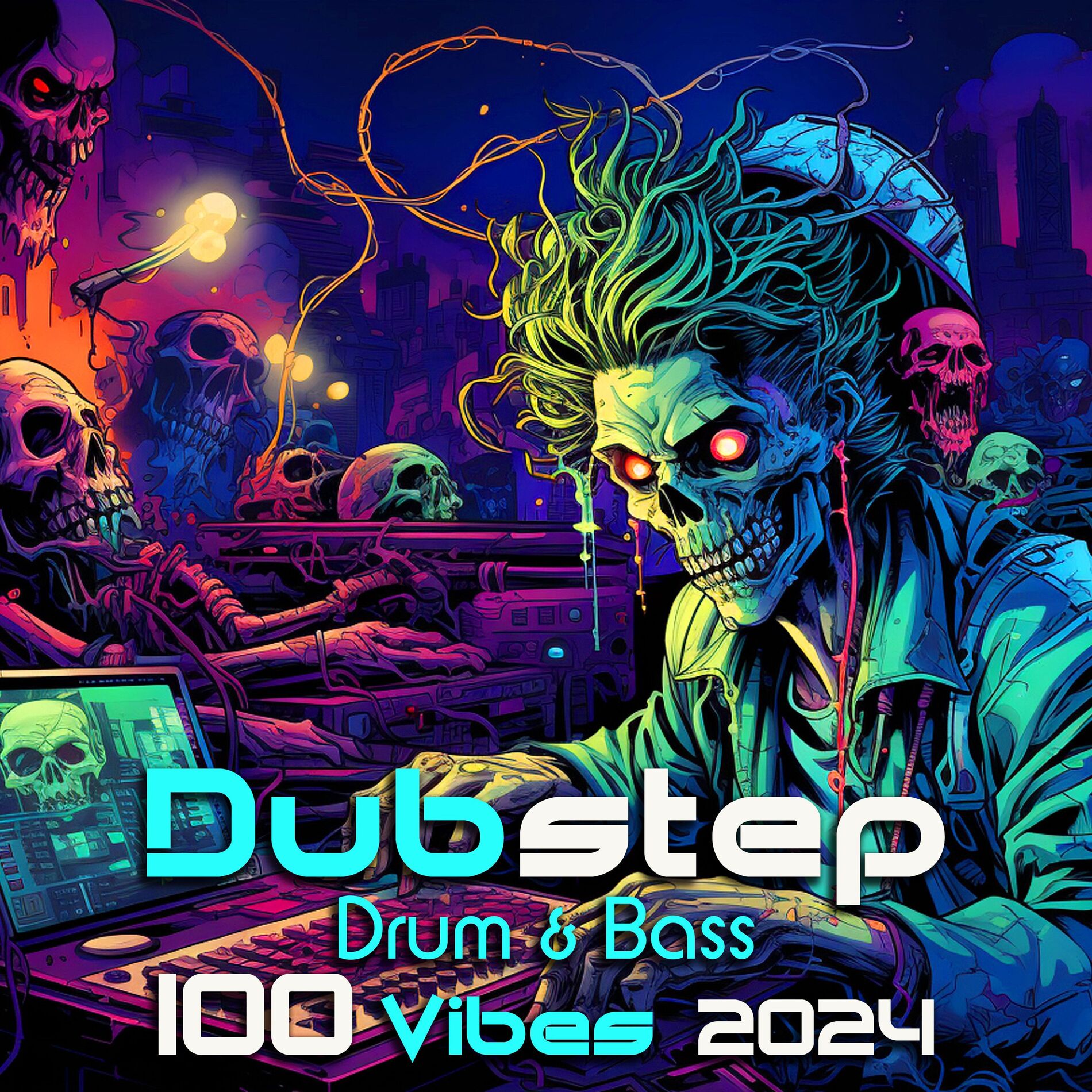 Album cover of Dubstep Drum & Bass 100 Vibes 2024