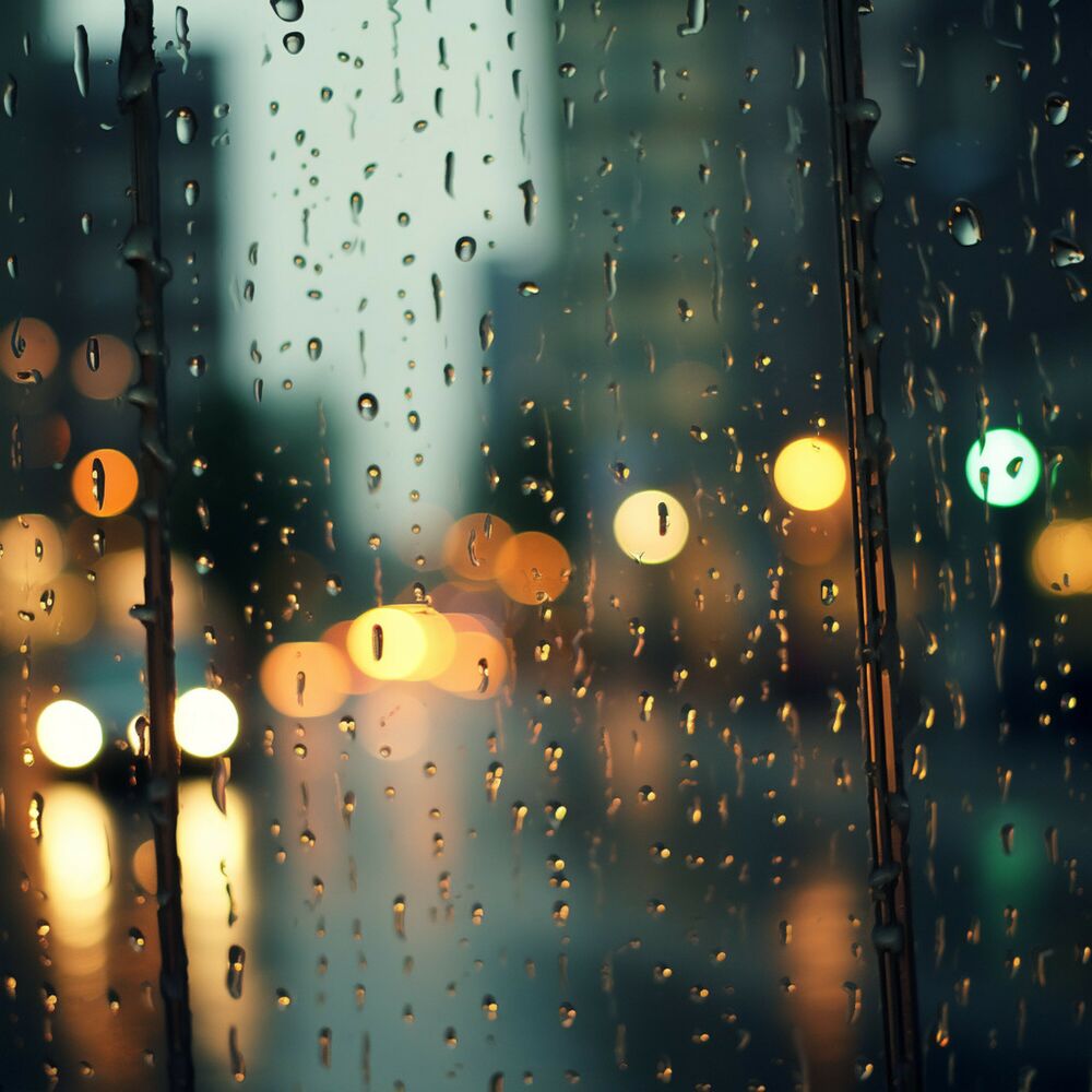 Picture of Gotas De Lluvia Tranquilas: Momentos De Serenidad Bajo La Lluvia