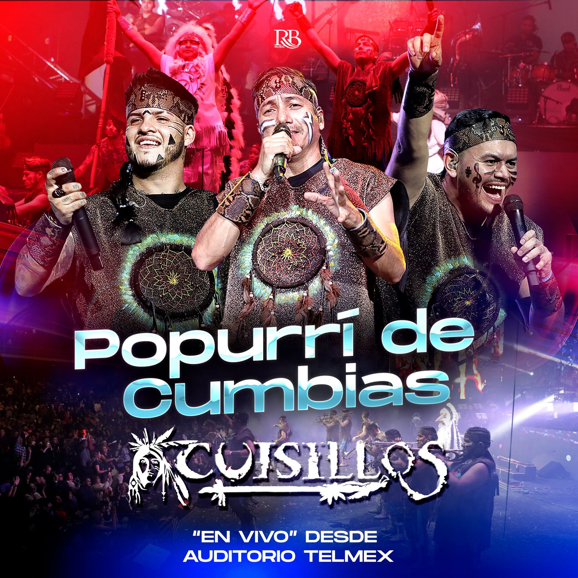 Album cover of Popurrí de Cumbias (En Vivo Desde el Auditorio Telmex)