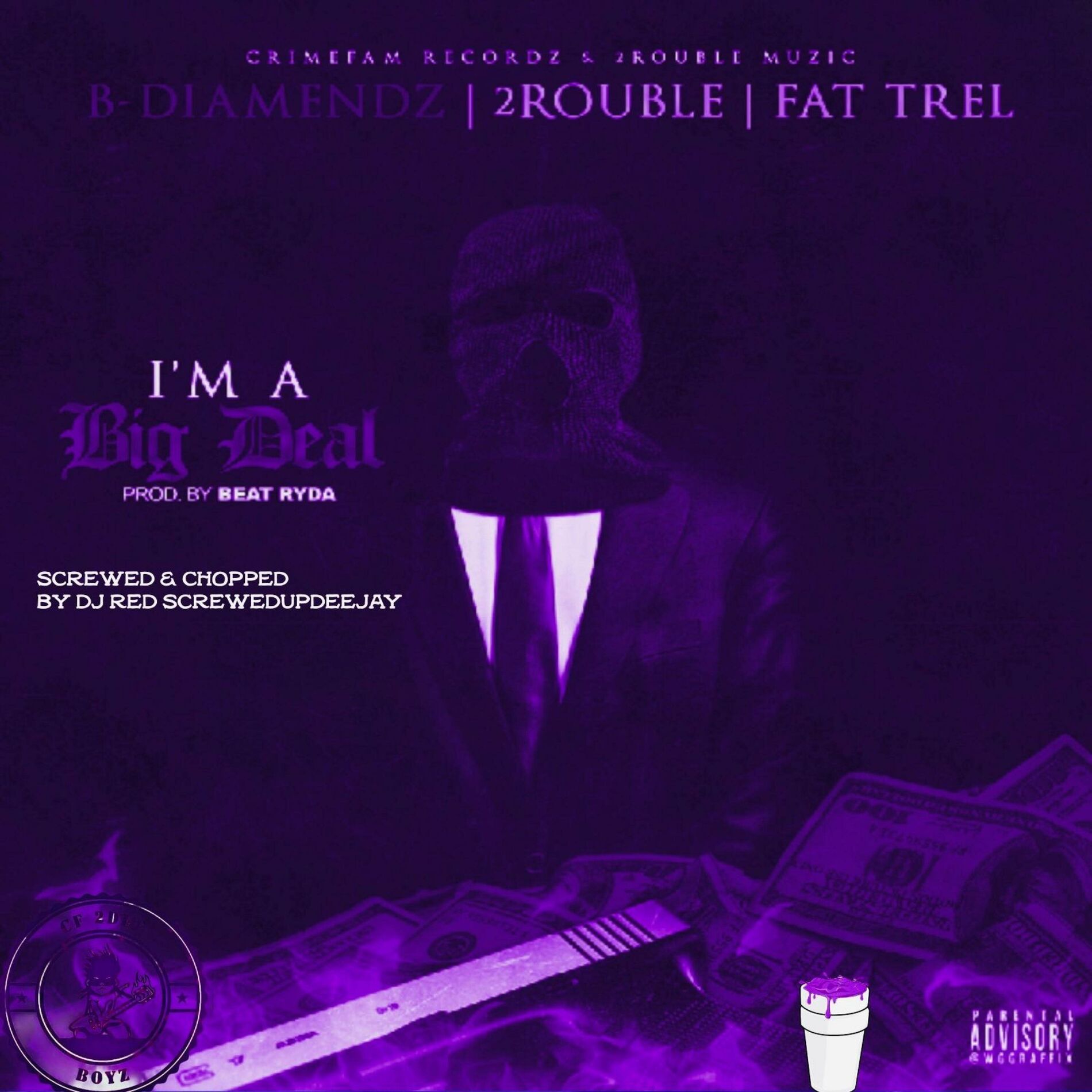 Album cover of I'm A Big Deal (feat. 2rouble & Fat Trel) [Screwed & Chopped]