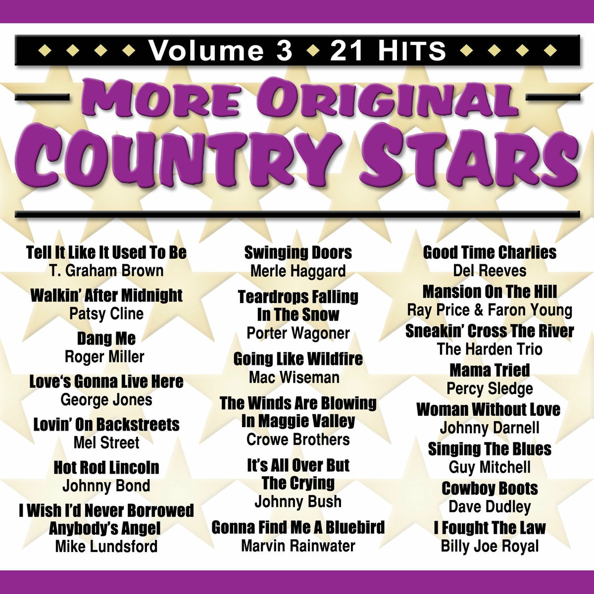 Album cover of More Original Country Stars -- Volume 3