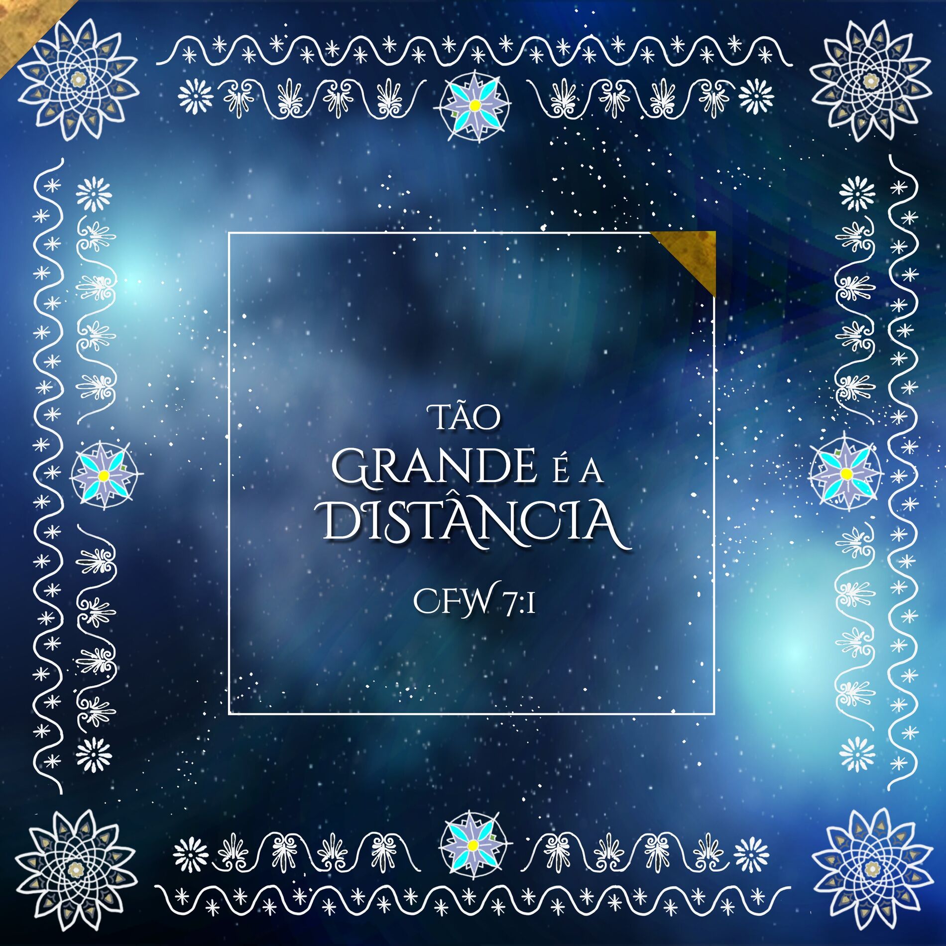 Album cover of Tão Grande é a Distância (Cfw 7:1)