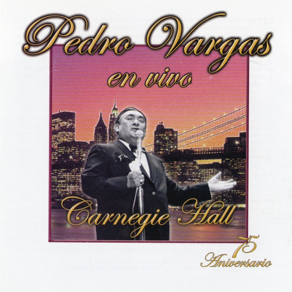Album cover of Pedro Vargas En El Carnegie Hall