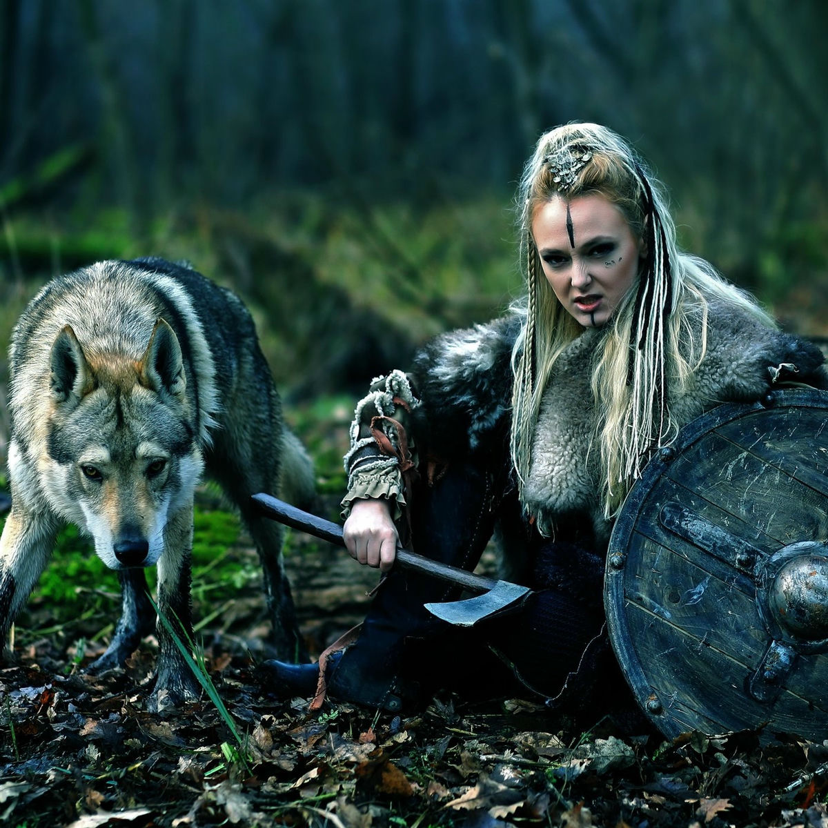 Album cover of Walking with the Wolves (Viking Music)