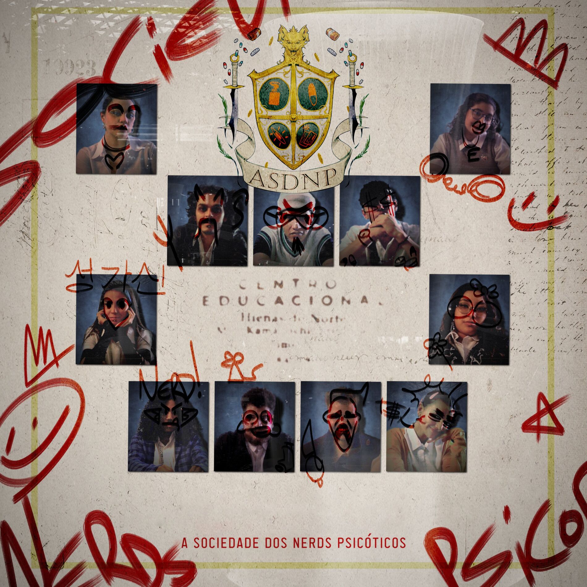 Album cover of A Sociedade dos Nerds Psicóticos
