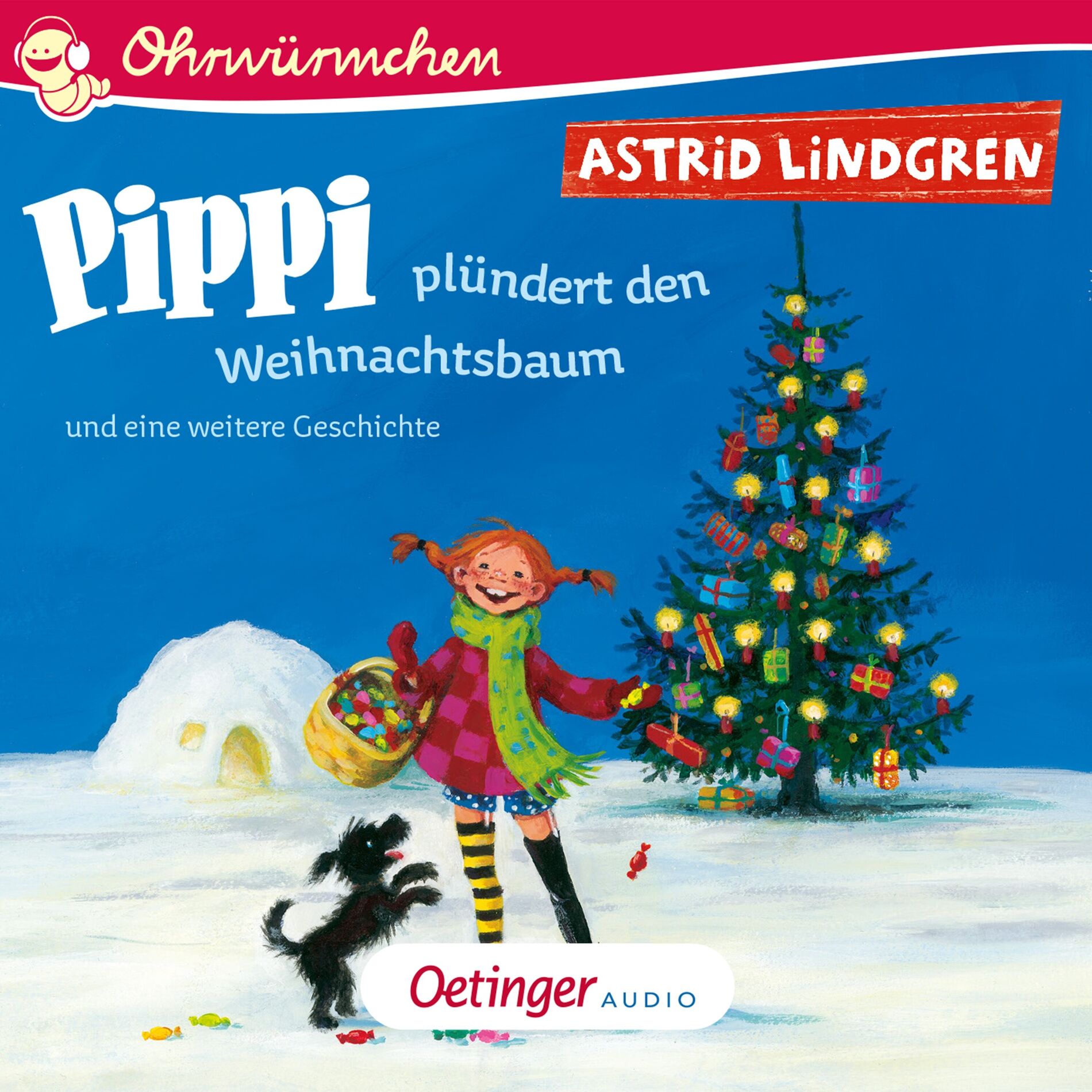 Album cover of Pippi plündert den Weihnachtsbaum und eine weitere Geschichte