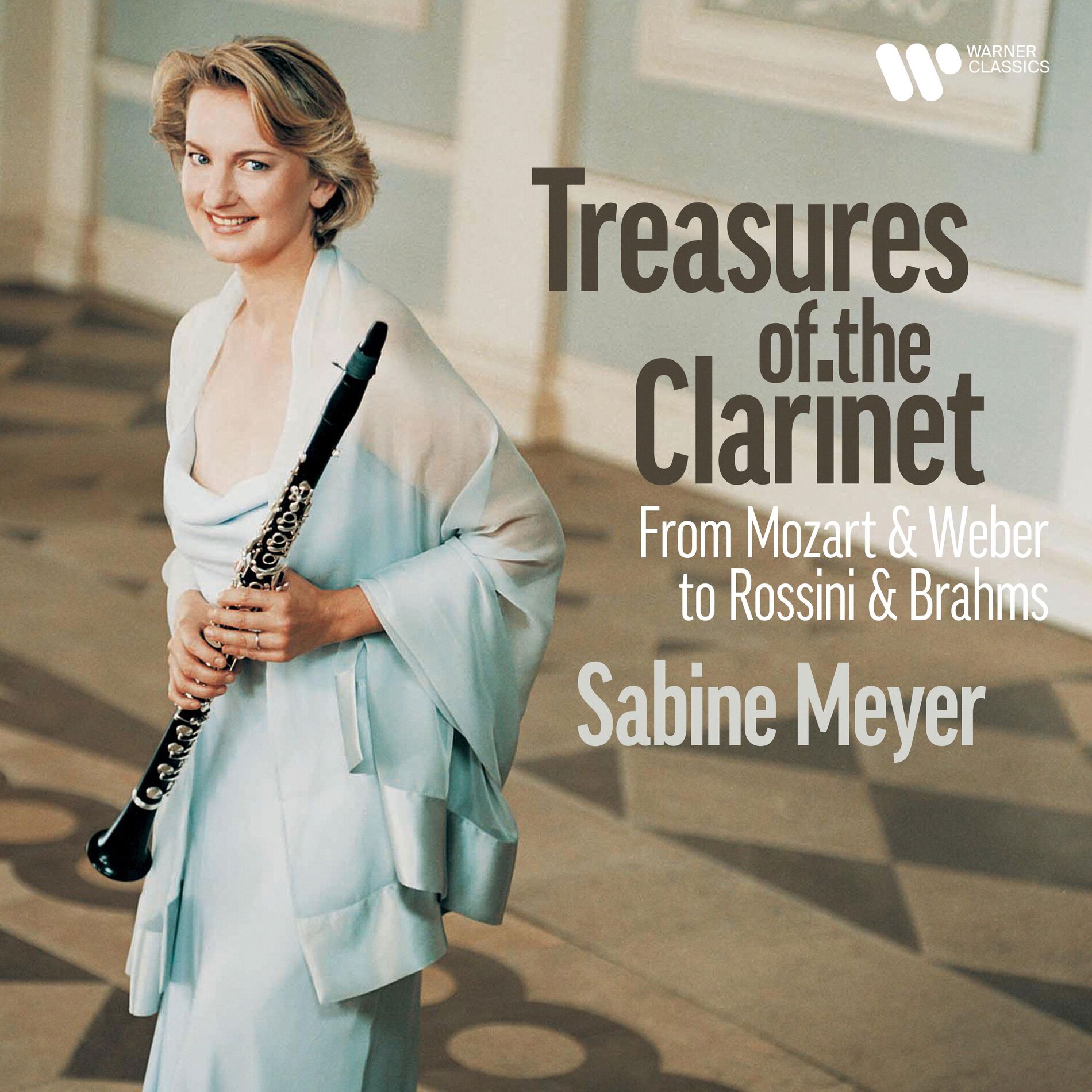 Album cover of Treasures of the Clarinet - From Mozart & Weber to Rossini & Brahms