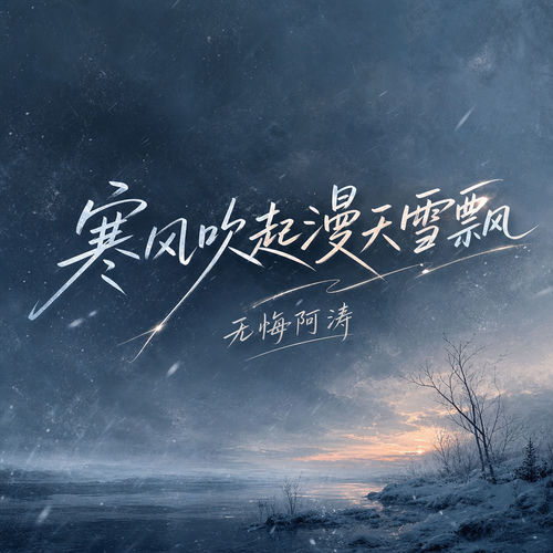 寒风吹起漫天雪飘