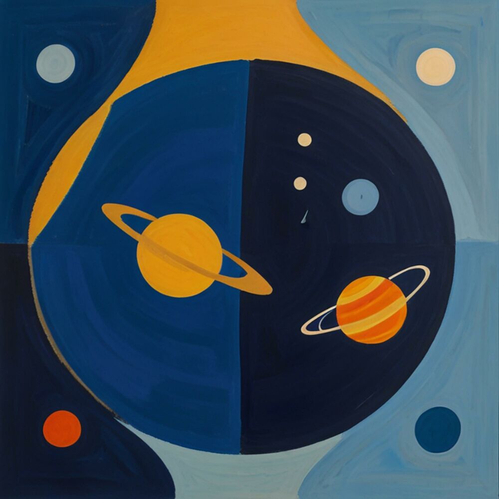 Picture of Blue Solar System