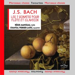 Cover of Johann Sebastian Bach: Les 7 sonates pour flûte et clavecin
