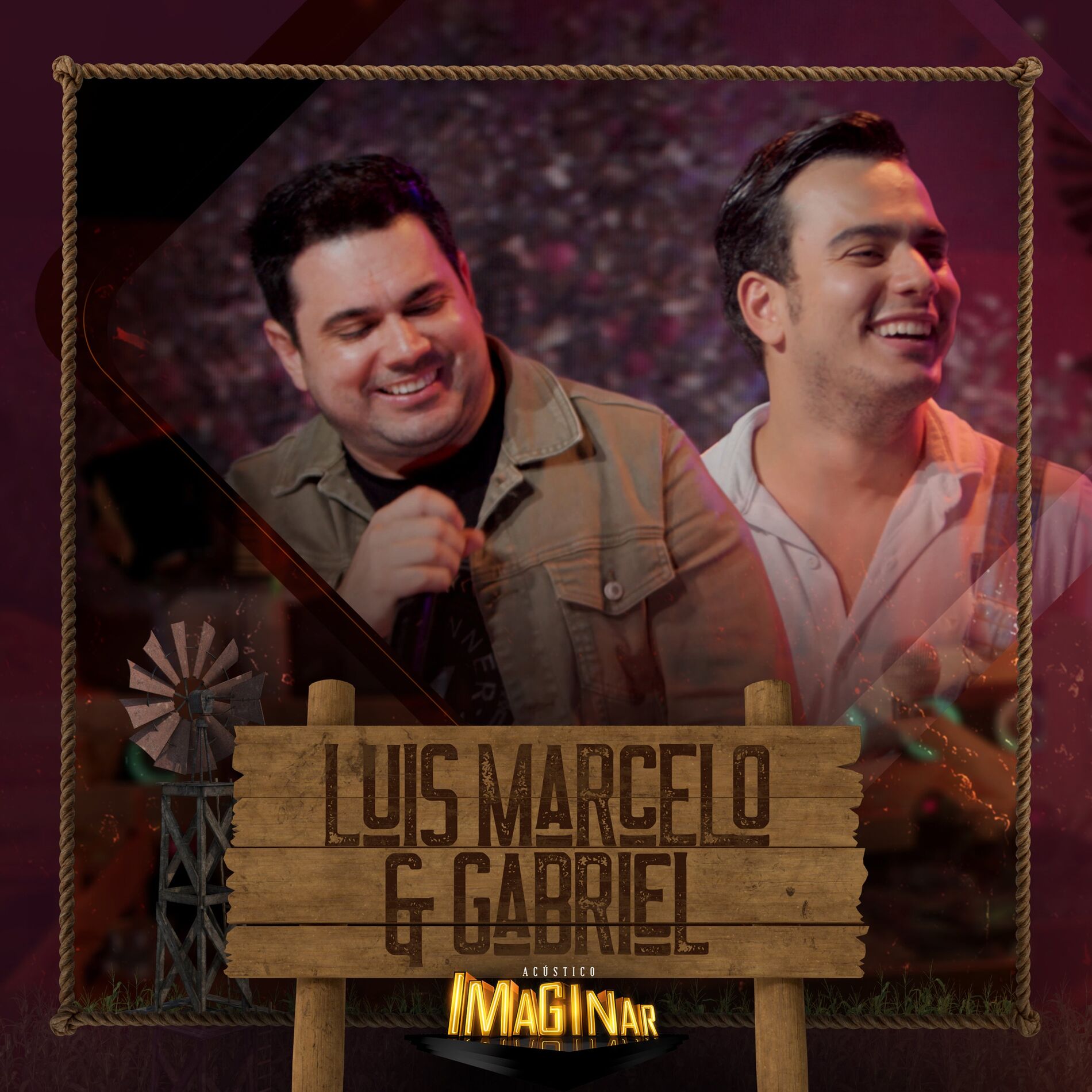 Album cover of Acústico Imaginar: Luis Marcelo & Gabriel (Pé de Serra) (Acústico)