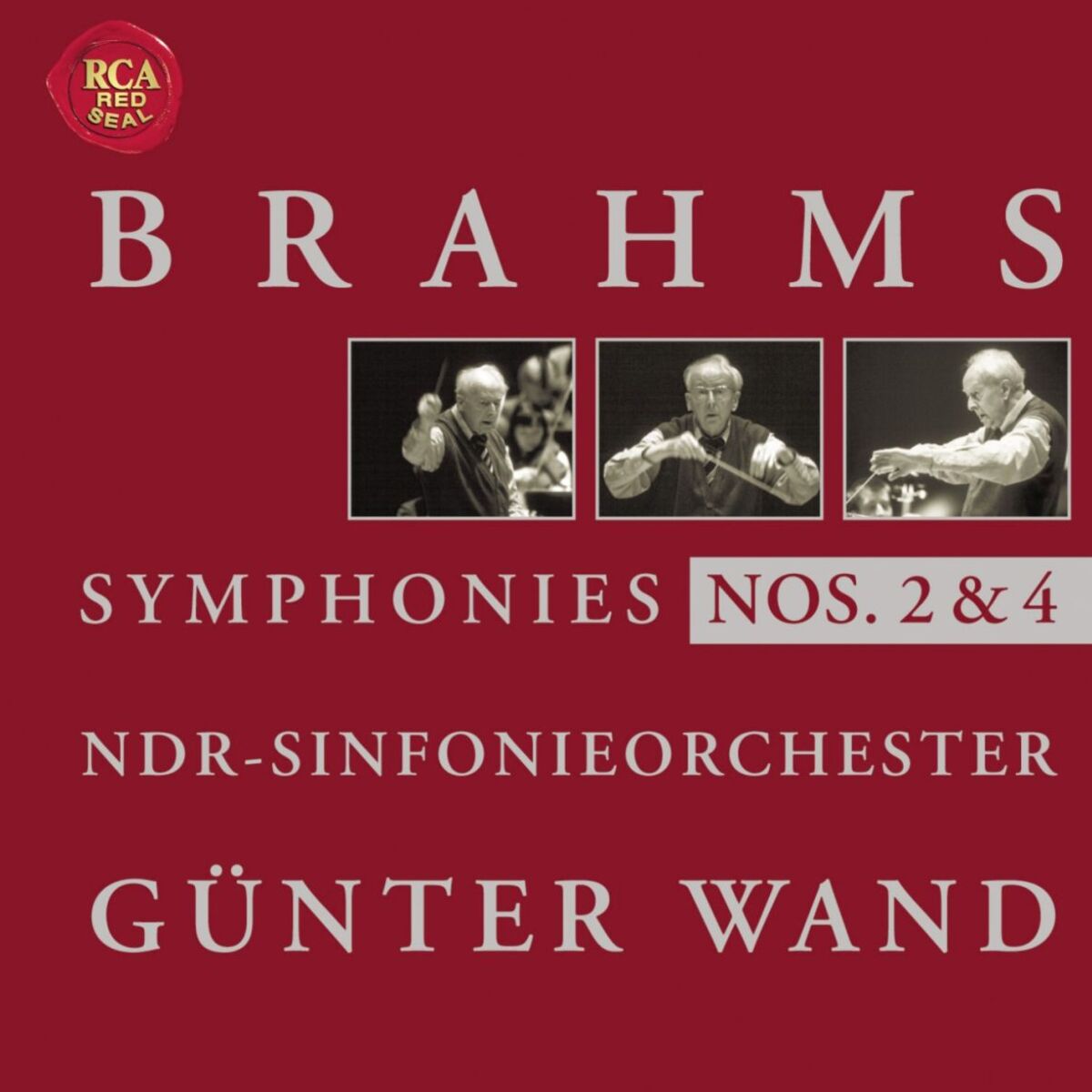 Album cover of Brahms: Symphonies 2 + 4