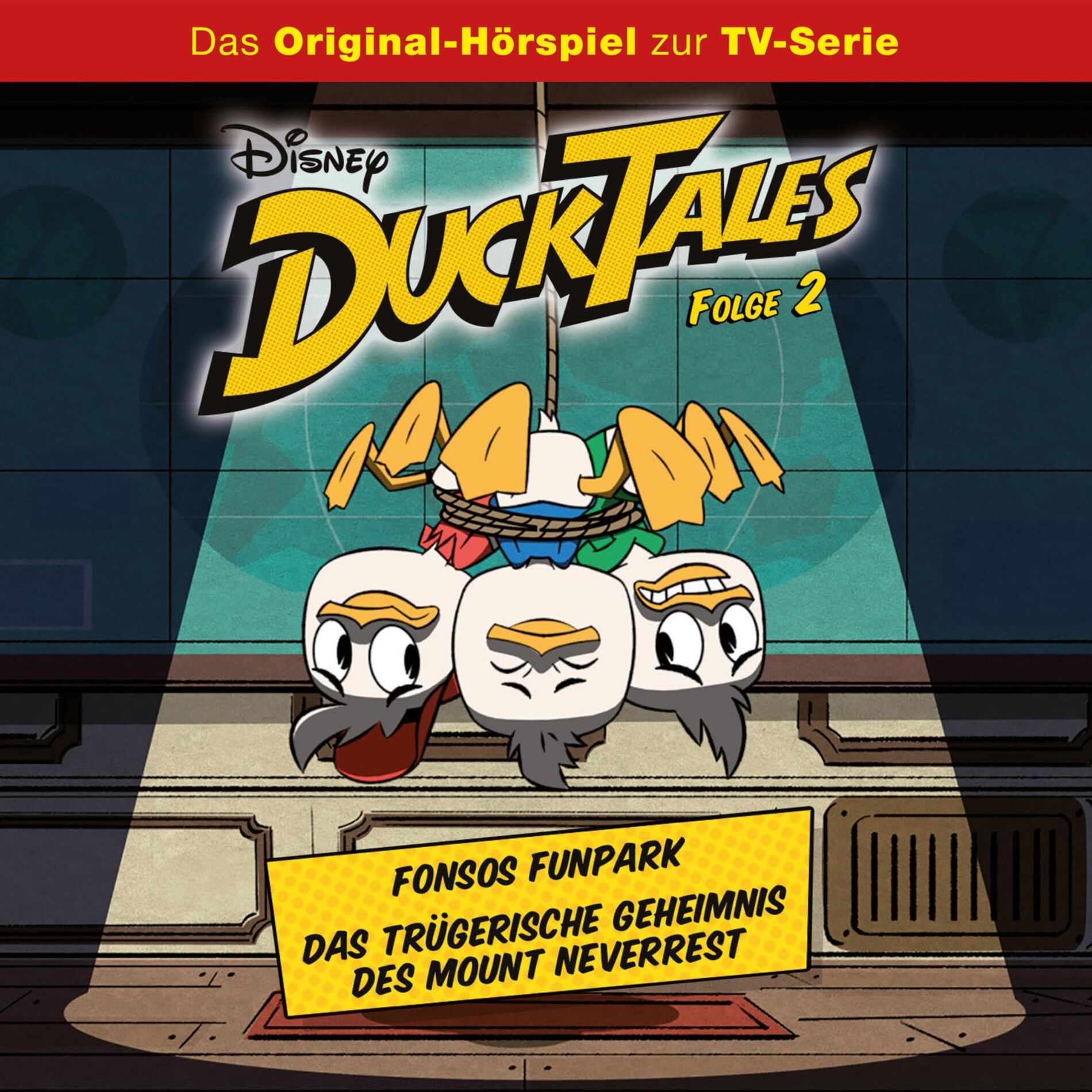 Album cover of 02: Fonsos Funpark / Das trügerische Geheimnis des Mount Neverrest (Hörspiel zur Disney TV-Serie)