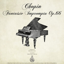 Cover of Chopin: Impromptu No.4 in C sharp minor, Op.66 "Fantaisie-Impromptu" - Allegro agitato