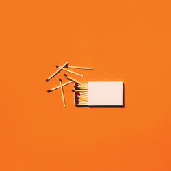 Cover of Living With A Fire (Live)
