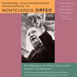 Cover of Monteverdis Orfeo (1954)