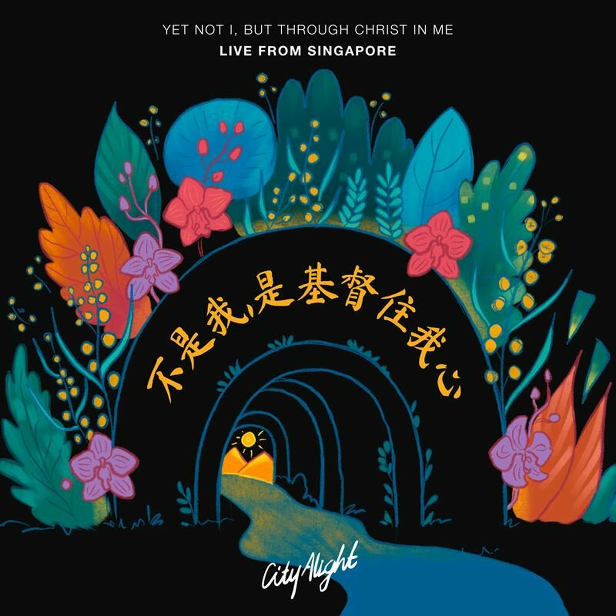 Album cover of 不是我，是基督住我心 (Yet Not I but Through Christ in Me) (Live)