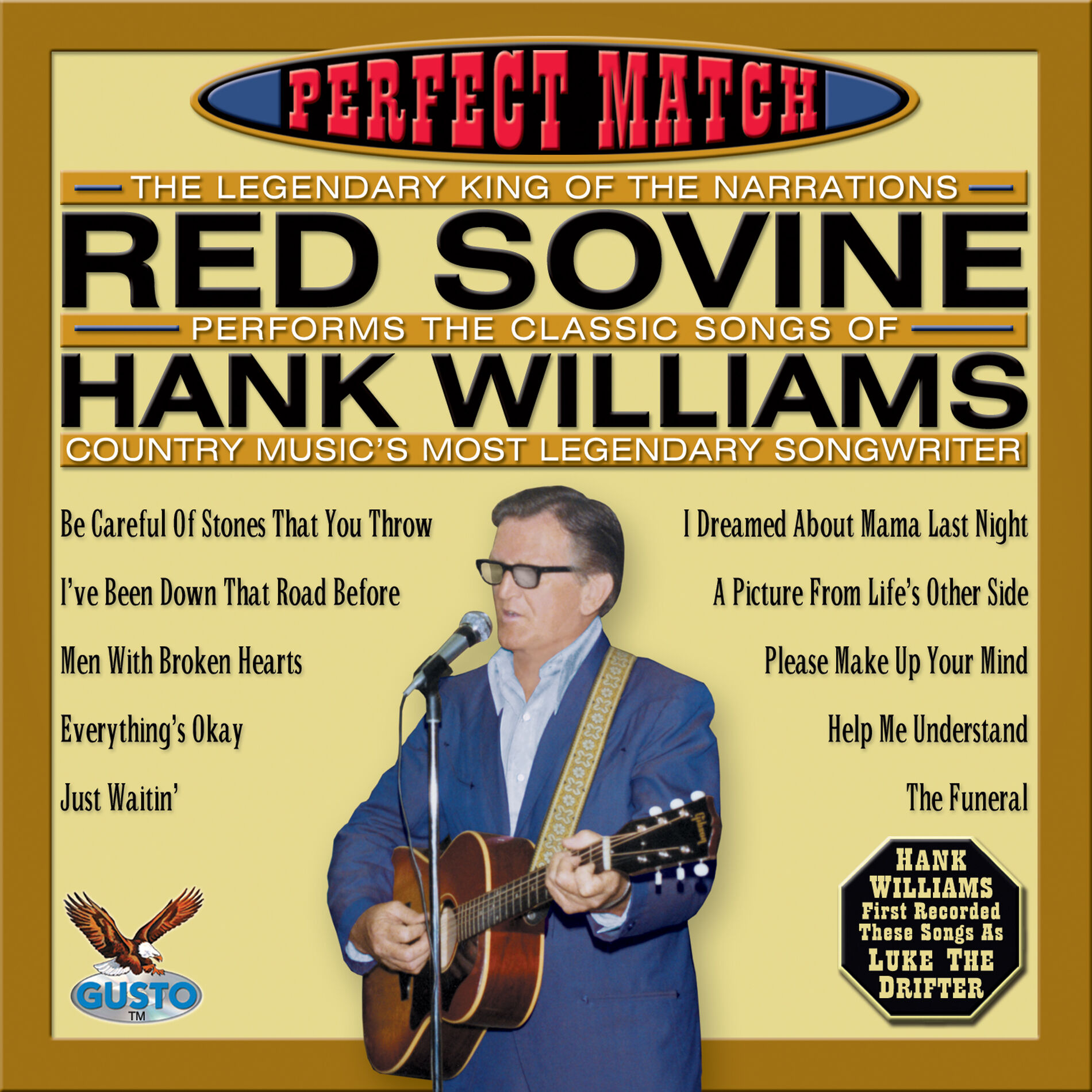 Album cover of Perfect Match: The Classic Songs Of Hank Williams