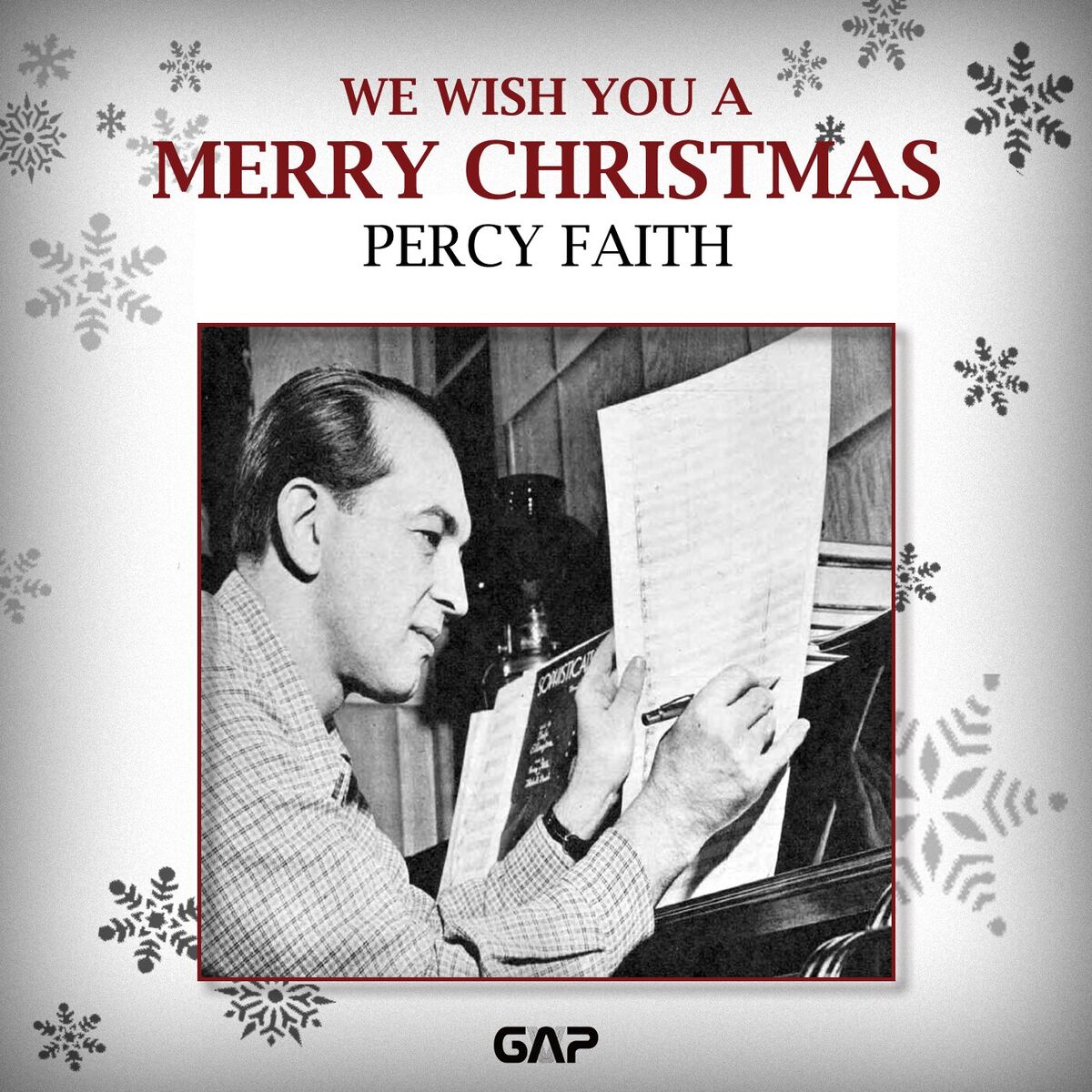 Album cover of PERCY FAITH - WE WISH YOU A MERRY CHRISTMAS