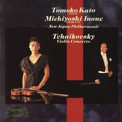 Cover of Tomoko Kato, Michio Inoue,New Japan Philharmonic Tchaikovsky Violin Conserto