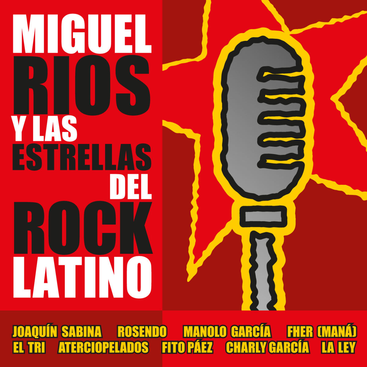 Album cover of Miguel Ríos y las estrellas del Rock latino