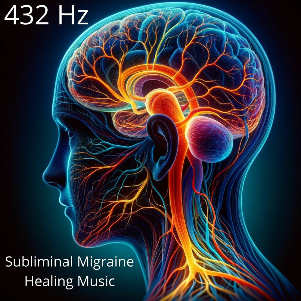 Picture of Subliminal Migraine Healing Music: 432 Hz Binaural Beats for Stress Relief