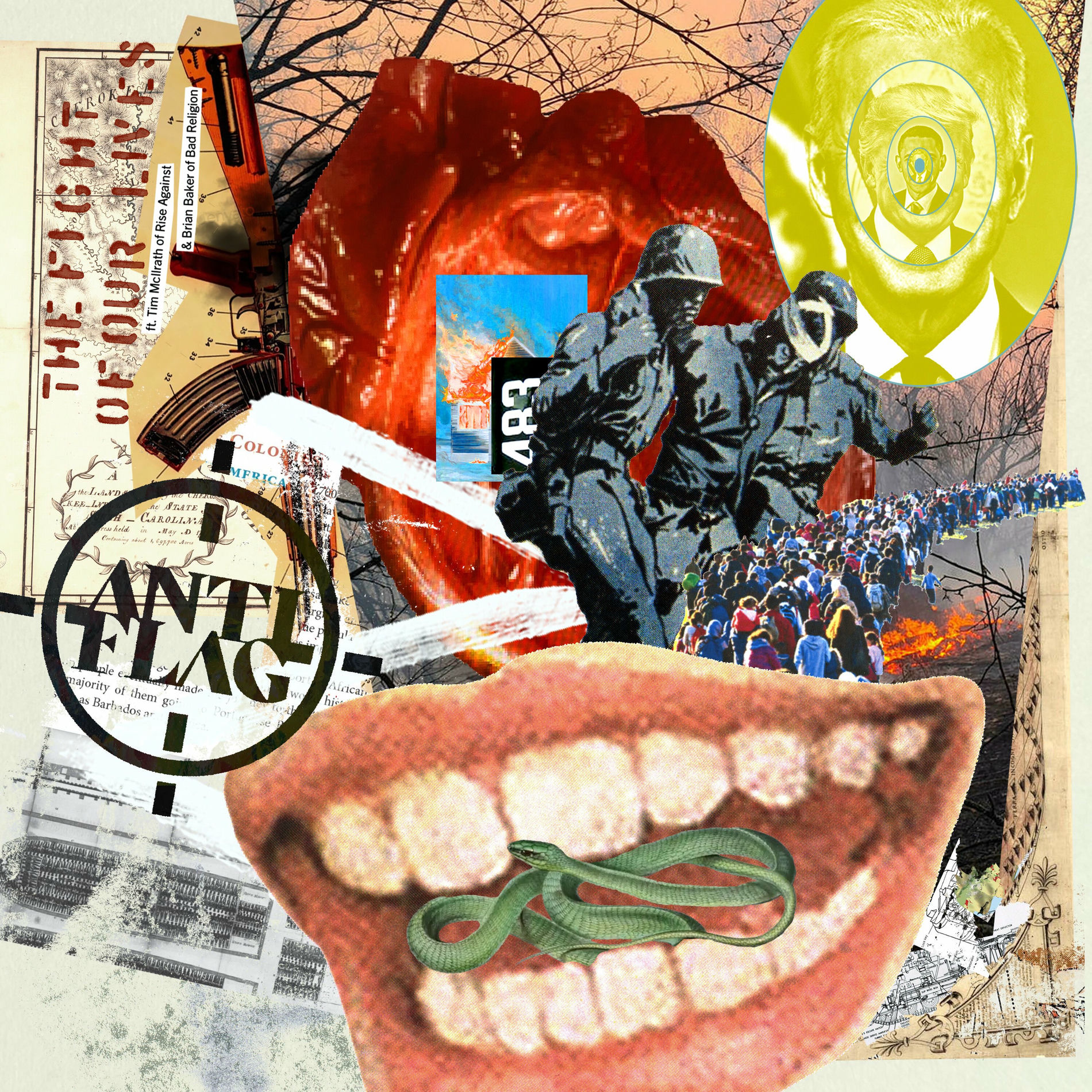 Album cover of THE FIGHT OF OUR LIVES (feat. Tim McIlrath of Rise Against & Brian Baker of Bad Religion)