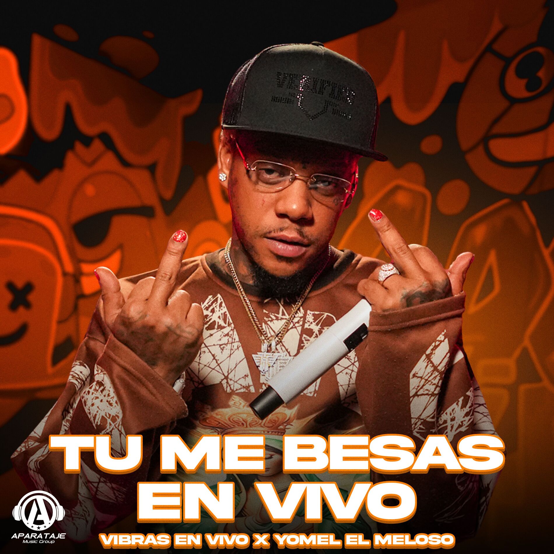 Album cover of Tu Me Besas (En Vivo)