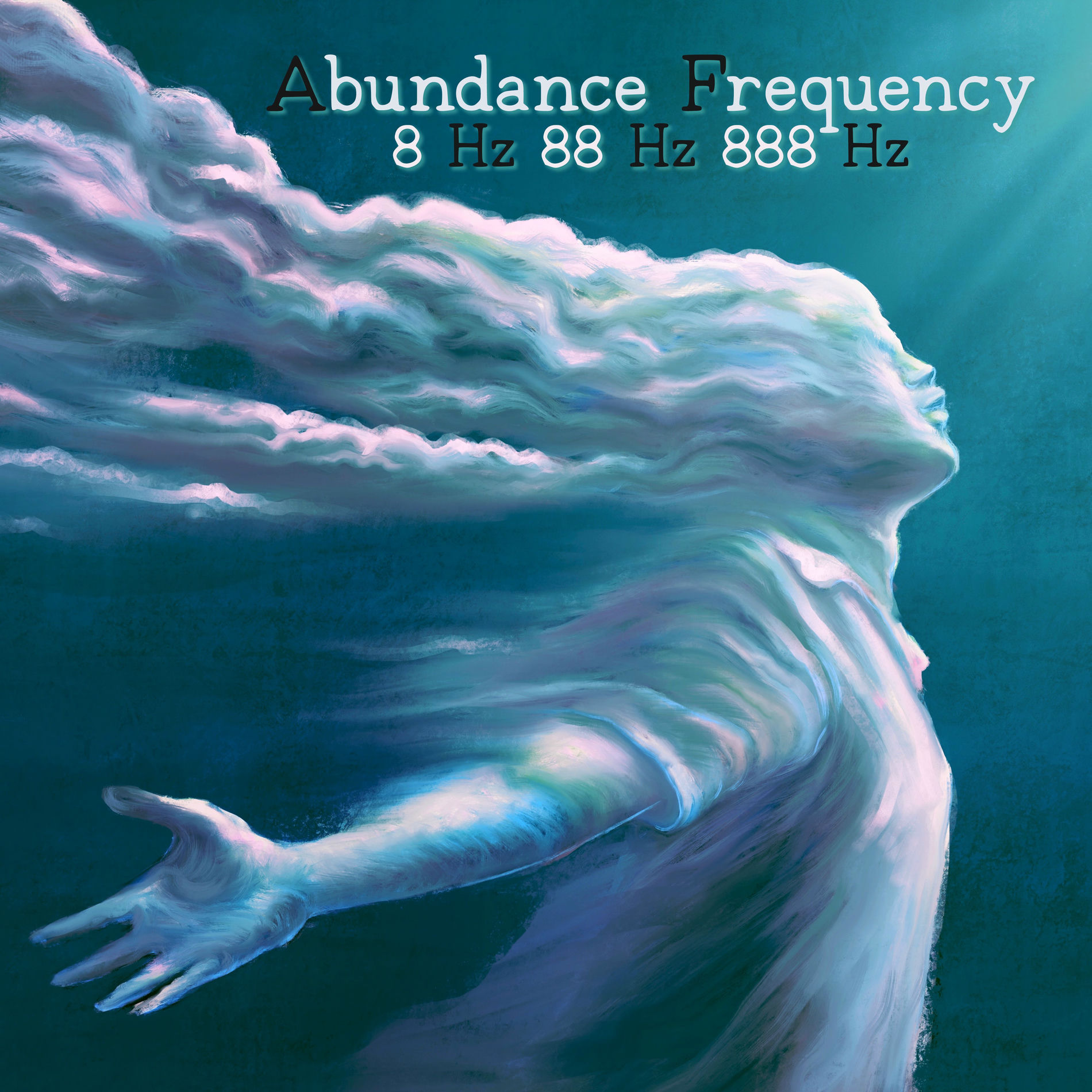 Album cover of 8 Hz 88 Hz 888 Hz Abundance Frequency: Miracle Meditation for Prosperity, Luck, Good Health, Wisdom