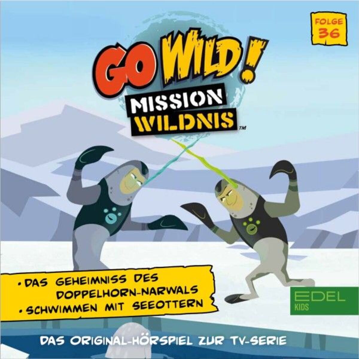 Album cover of Folge 36: Das Geheimnis des Doppelhorn Narwals / Schwimmen mit Seeottern (Das Original Hörspiel zur TV-Serie)