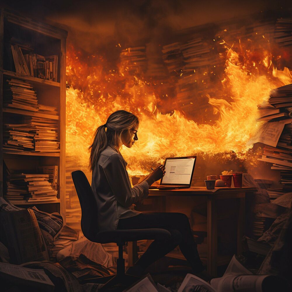 Picture of Fire Study: Concentrated Knowledge Rhythm