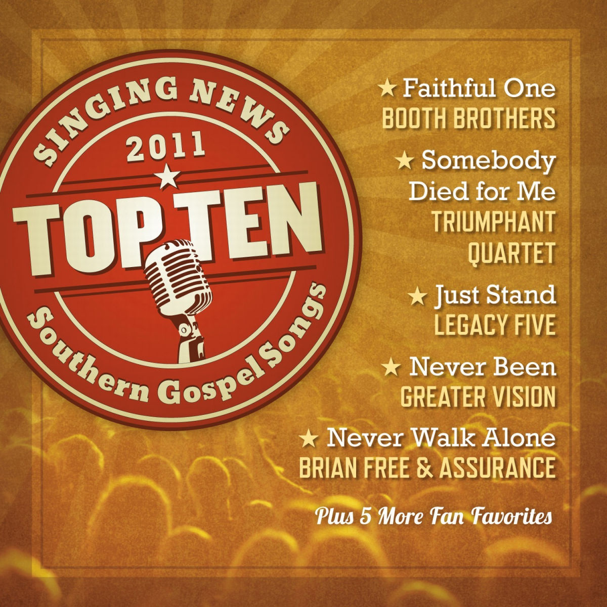 Album cover of Singing News Top Ten Southern Gospel Songs of 2011