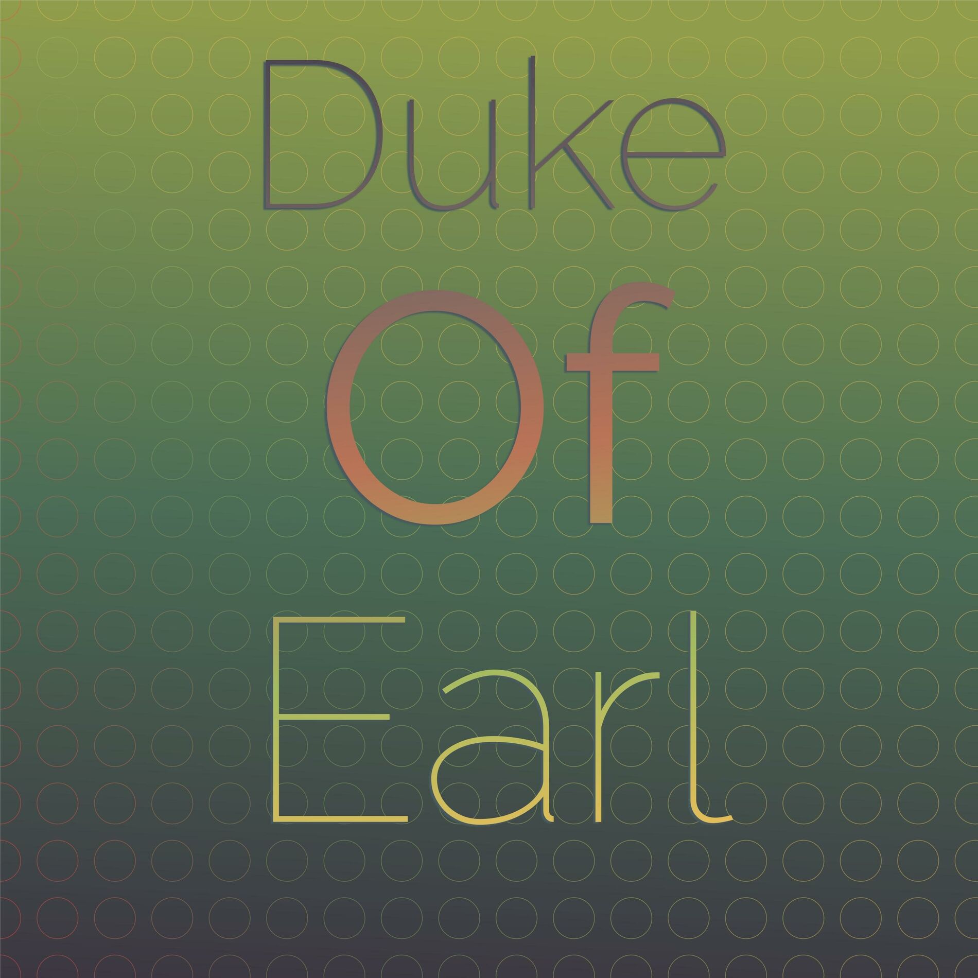 Album cover of Duke of Earl