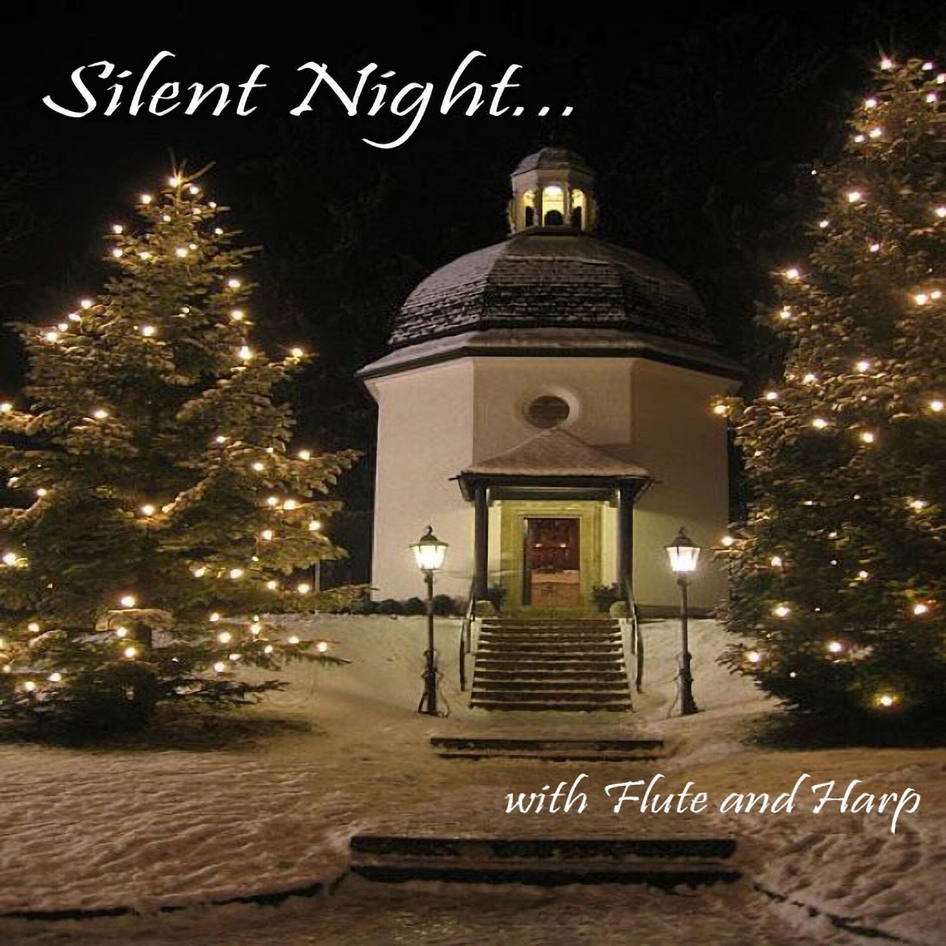 Album cover of Silent Night. . . With Flute and Harp