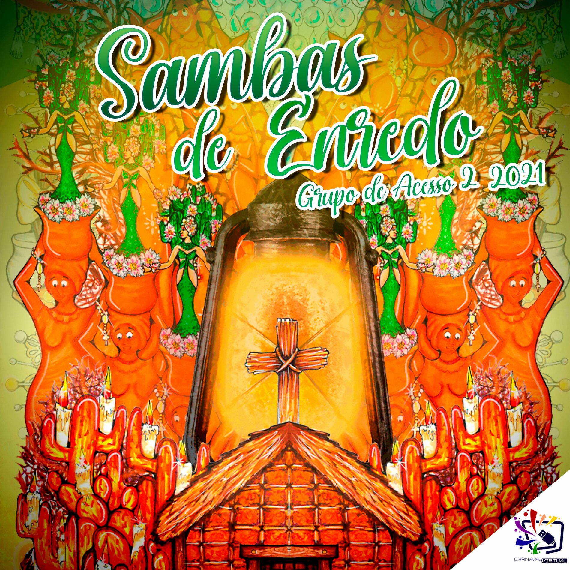 Album cover of Sambas de Enredo Carnaval Virtual: Grupo de Acesso 2 2021