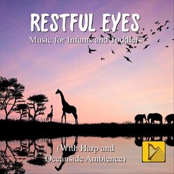 Cover of Restful Eyes Music for Infants and Toddlers (With Harp and Oceanside Ambience)