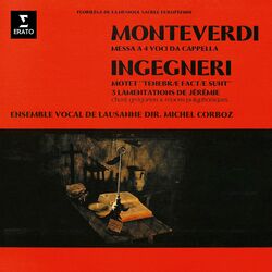 Cover of Monteverdi: Messa a 4 voci, SV 190 - Ingegneri: Tenebrae factae sunt & Lamentations de Jérémie