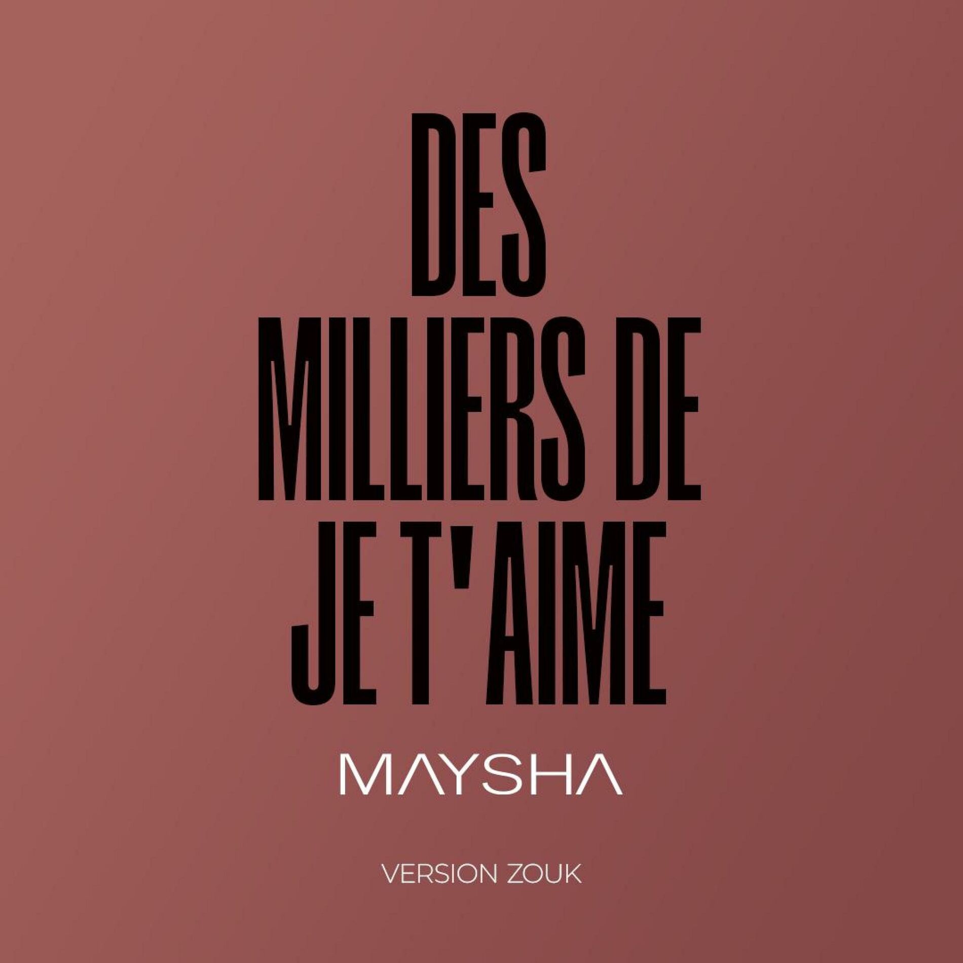 Album cover of Des milliers de je t'aime
