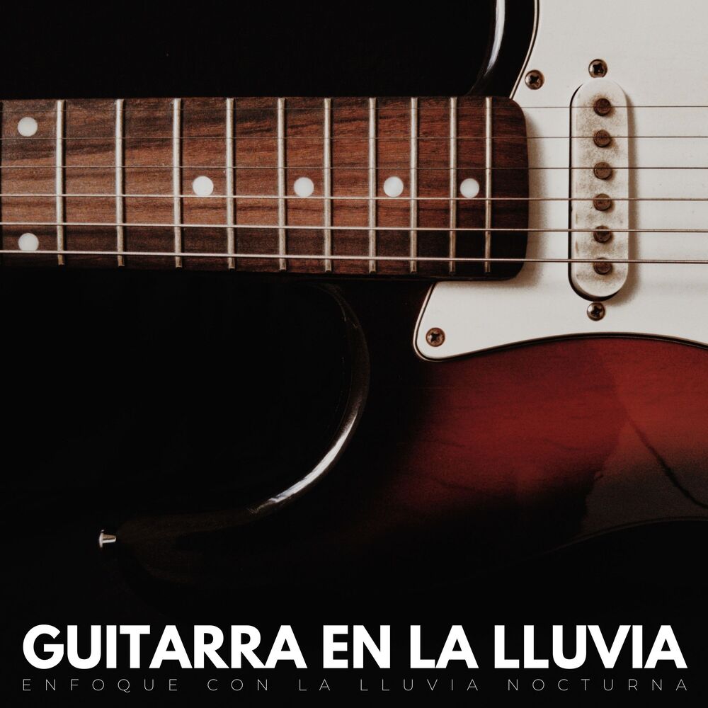 Picture of Guitarra En La Lluvia: Enfoque Con La Lluvia Nocturna
