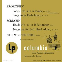 Cover of Piano Music of Prokofiev, Scriabin & Rachmaninoff