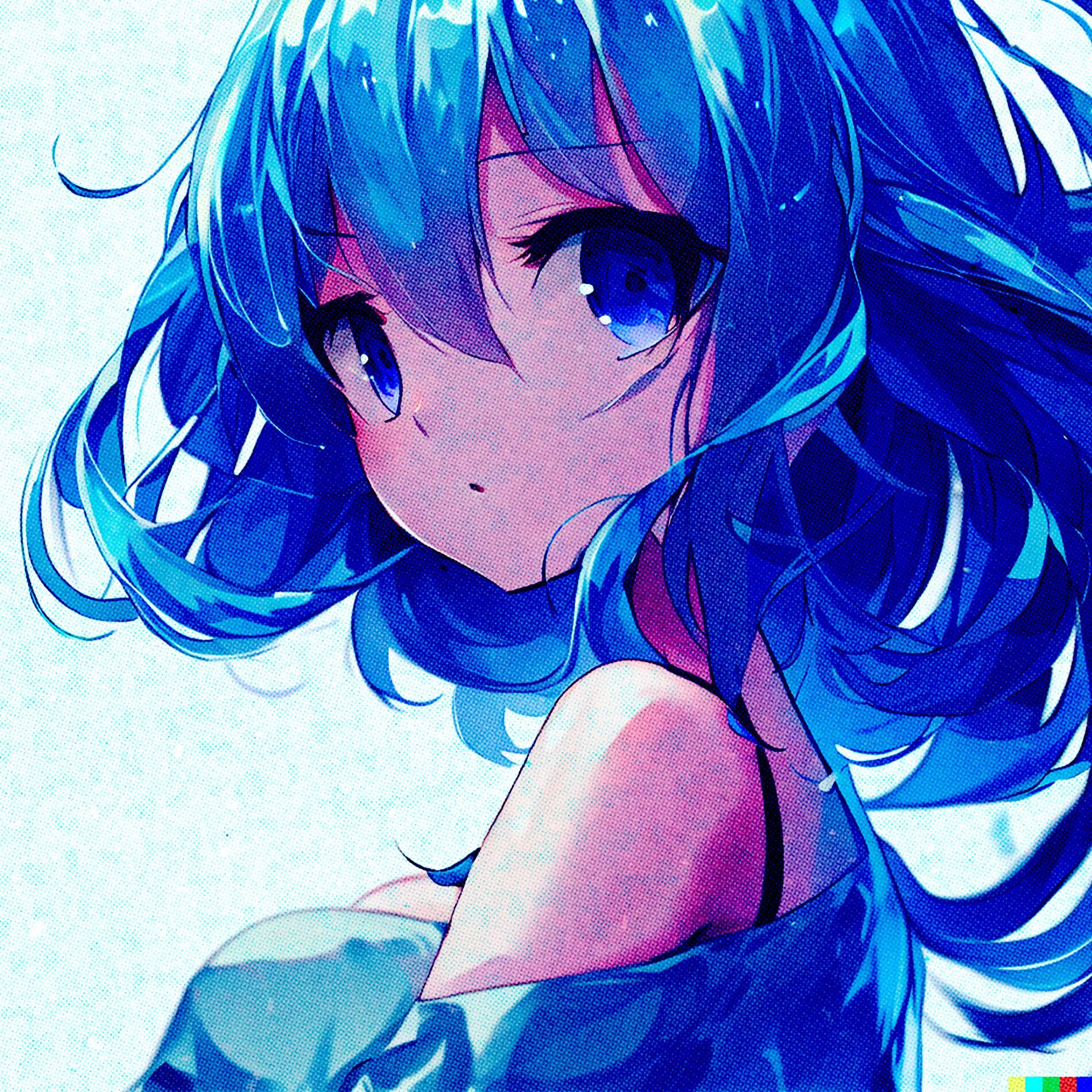 Album cover of Blue Hair (Slowed + Reverb)