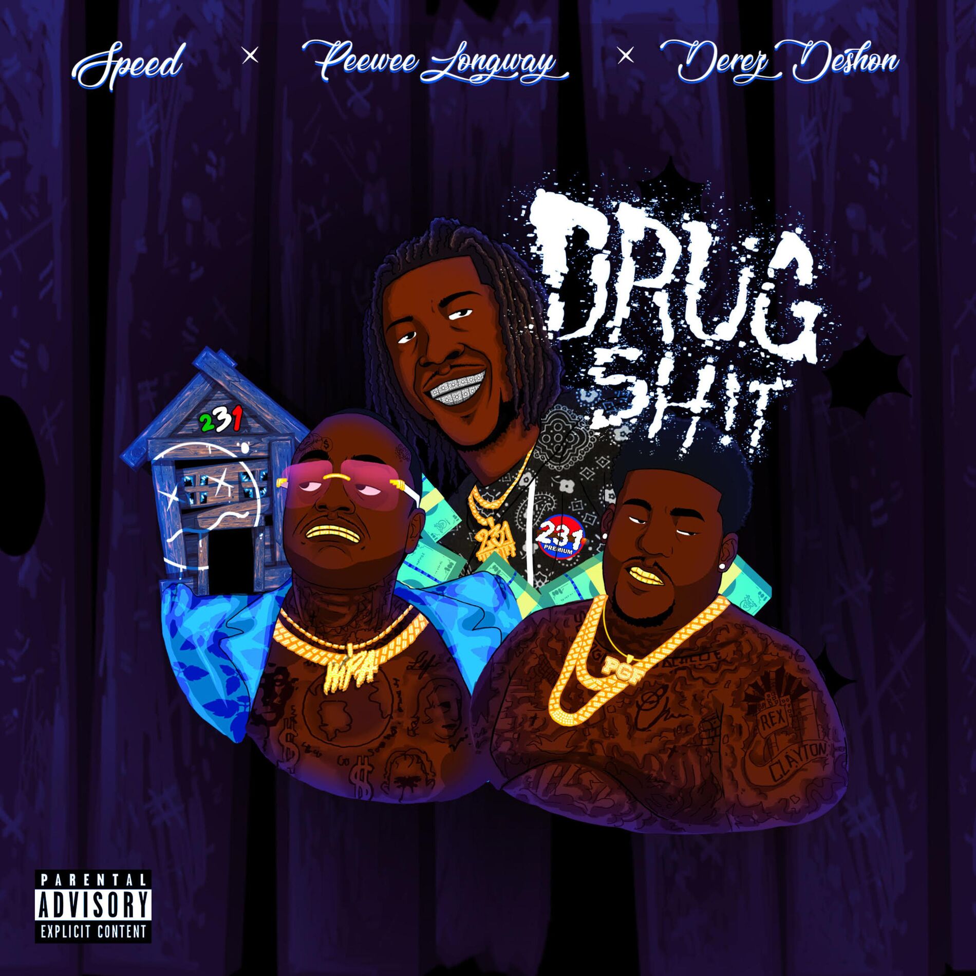 Album cover of Drug Shit (feat. Peewee Longway & Derez Deshon)