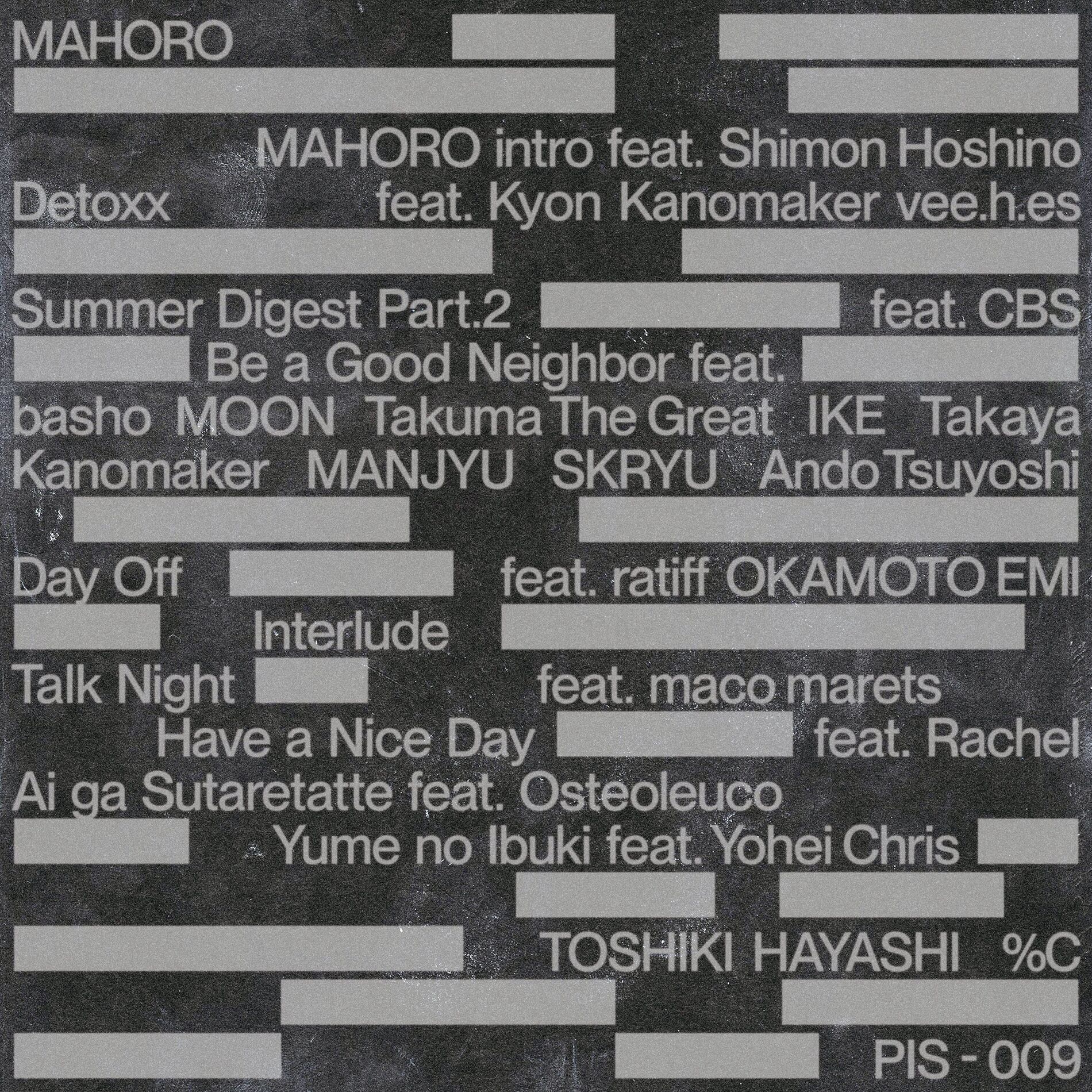 Album cover of MAHORO (Instrumental)